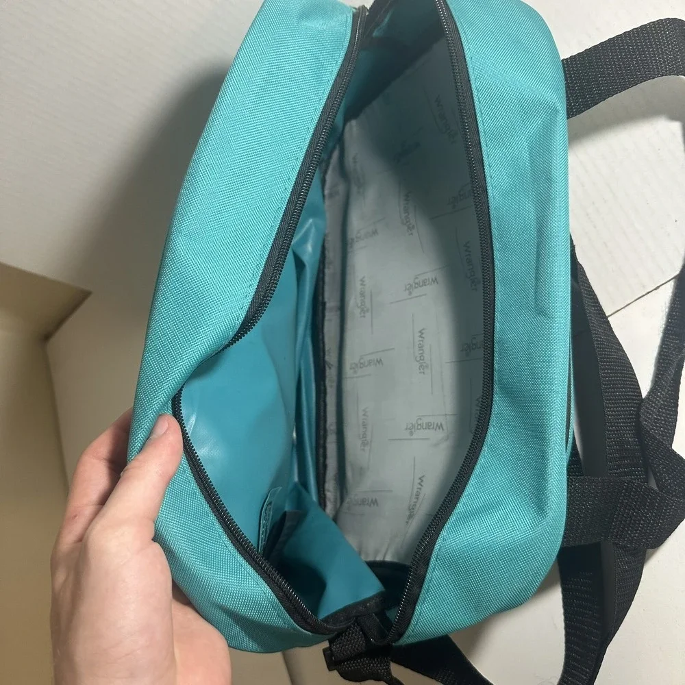 Wrangler Laptop Crossbody Bag Blue Black Travel Tote Bag 15 inch Computer‎ Case